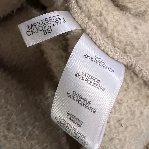 Calvin Klein Half-Zip Sherpa Jacket Size Medium - Picture 11 of 11